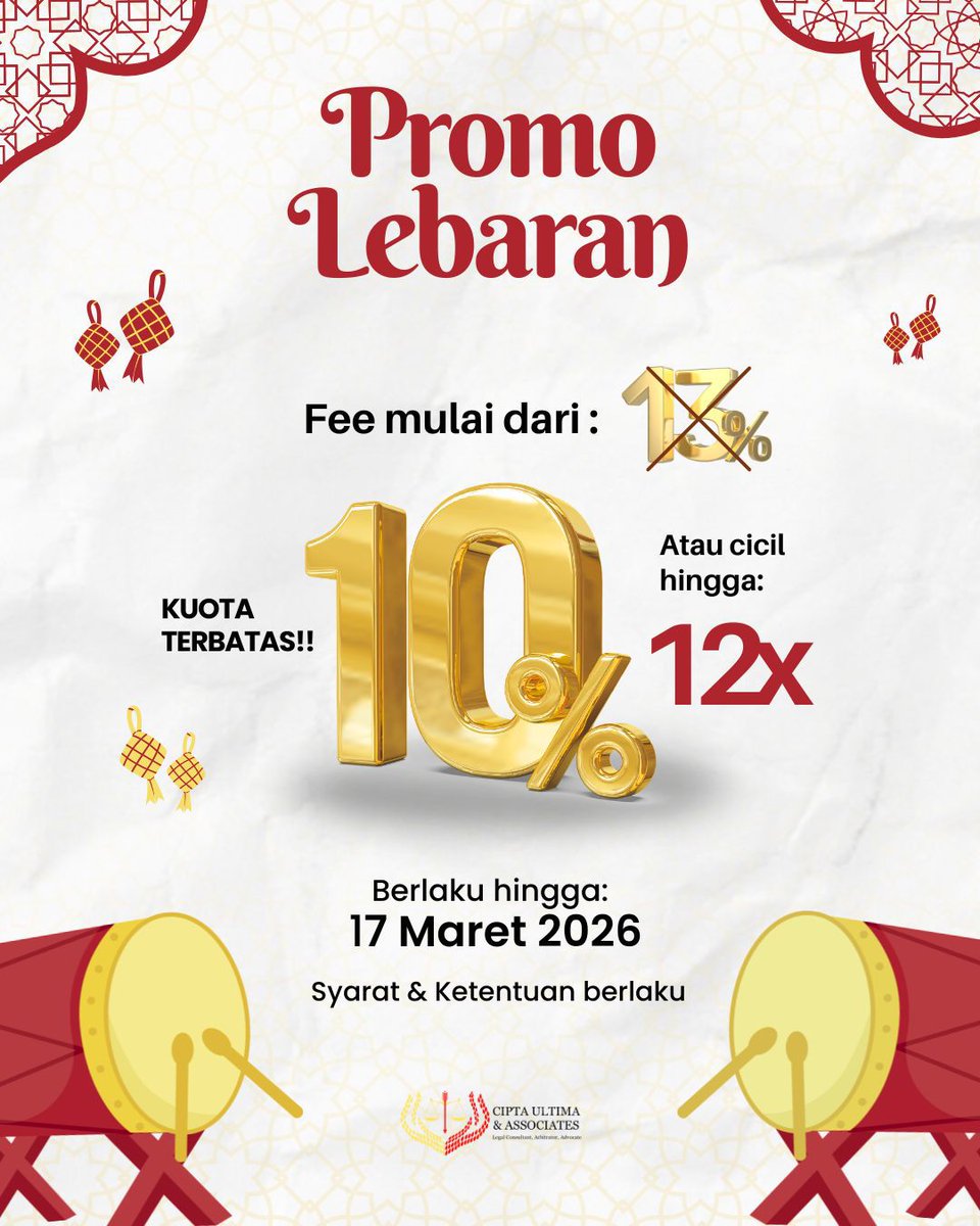 Ciptaultima's tweet photo. untuk syarat dan ketentuan berlaku https://t.co/mil0SmSlq9