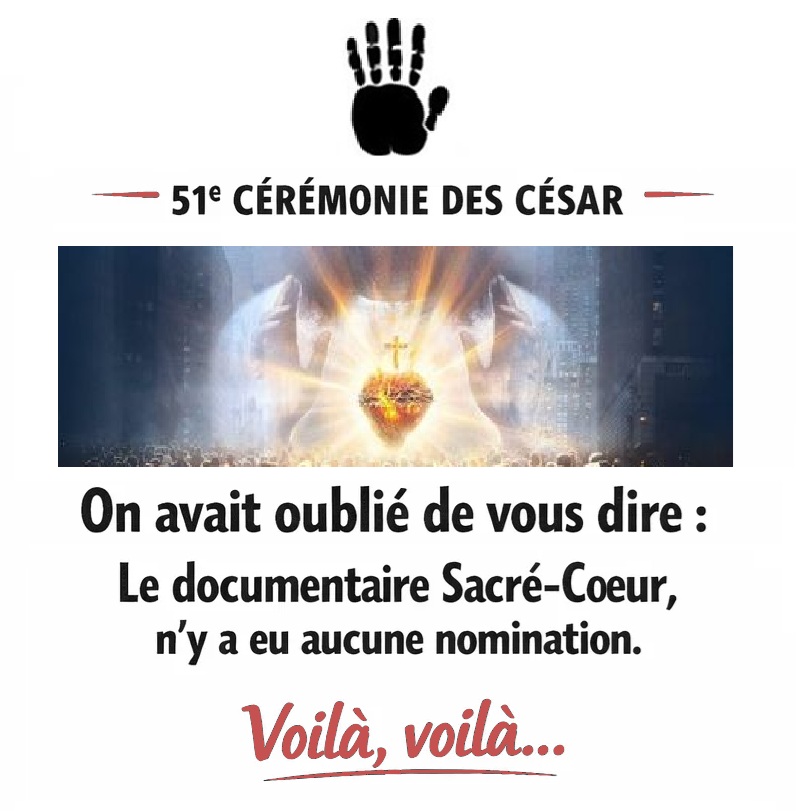GenerationAthee's tweet photo. Un sacré bide !
What else ?
#sacrecoeur #cesar2026 #religion #StevenGunnell https://t.co/kp3GWGq3PK
