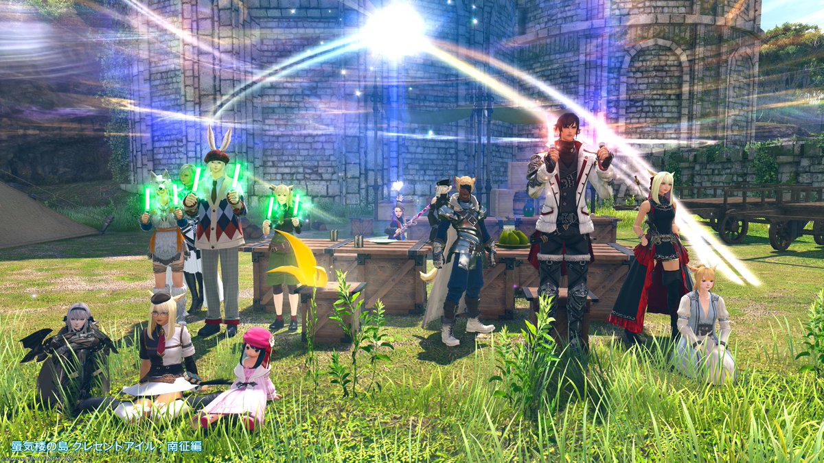 Ubk_ff14's tweet photo. いまさらながら！日曜のチルい島活ありがとうございました〜🌙🫧(まささんのエンボルかアクセラ？が、いいタイミングで輝いているショットがとれました✨)

久々に聞き専で参加しましたが、あっという間の2時間でした！7.45もまたちょこちょこ参加します〜！
#CWLS_WF https://t.co/SDW6vN9C8I