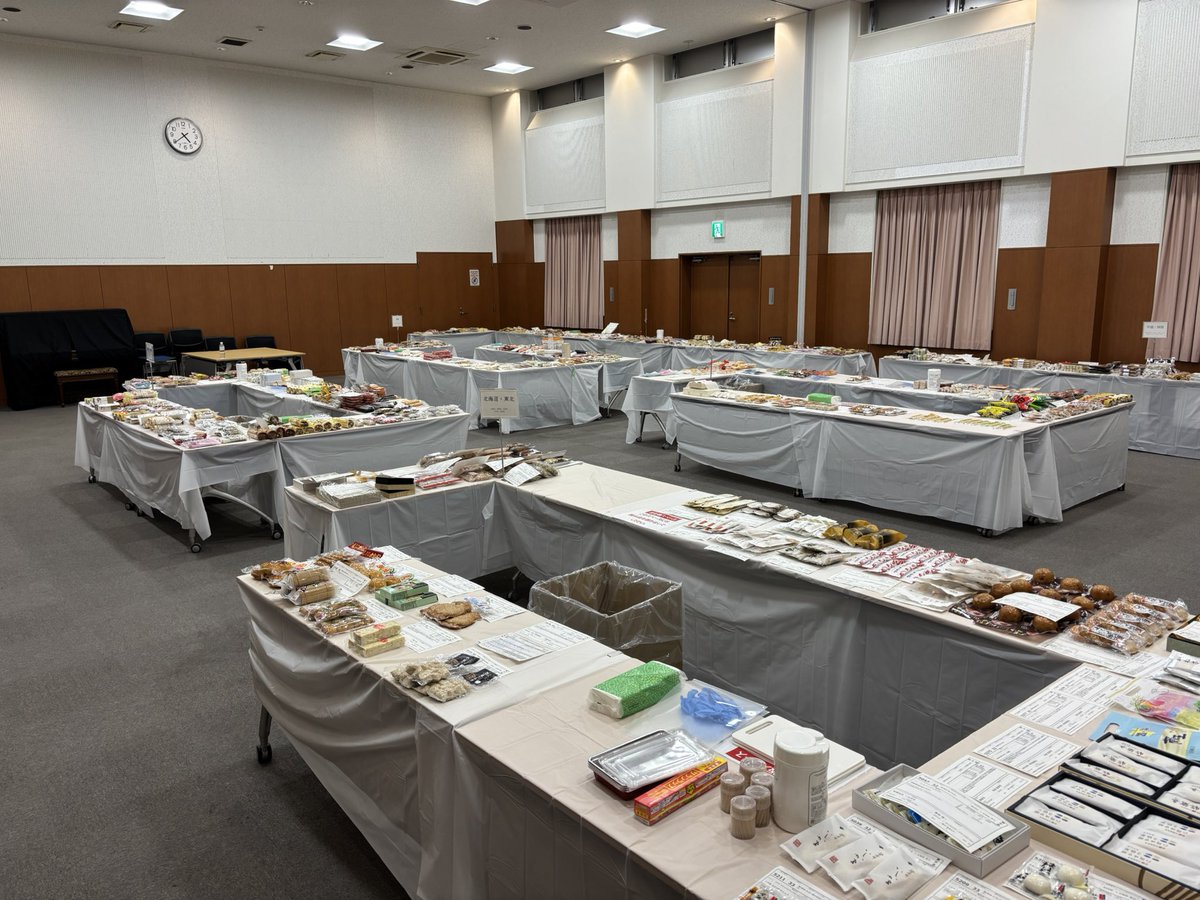 蒲鉾品評会　準備整いました