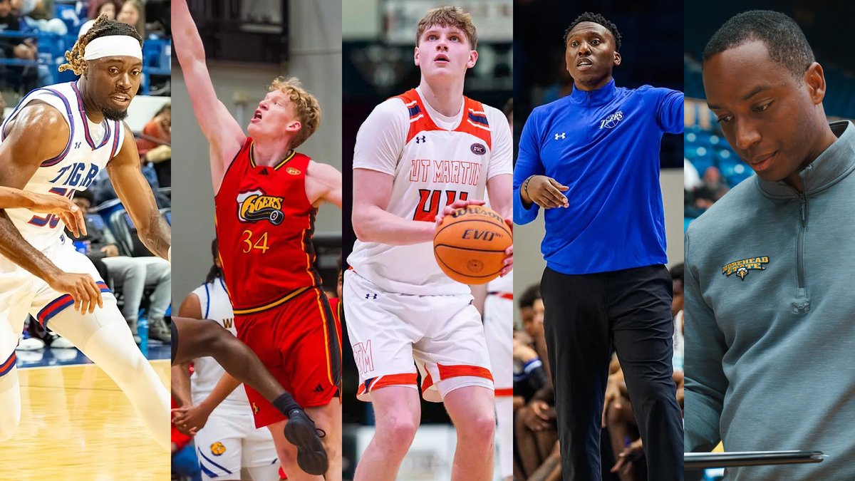 OVCSports's tweet photo. Here is a complete look at the 2025-26 OVC Men's Basketball 🏀 𝗔𝘄𝗮𝗿𝗱 𝗪𝗶𝗻𝗻𝗲𝗿𝘀 𝗮𝗻𝗱 𝗔𝗹𝗹-𝗢𝗩𝗖 𝗧𝗲𝗮𝗺𝘀: https://t.co/Fd2dfSa3XU.
#OVCit https://t.co/cYXrRpTZTZ