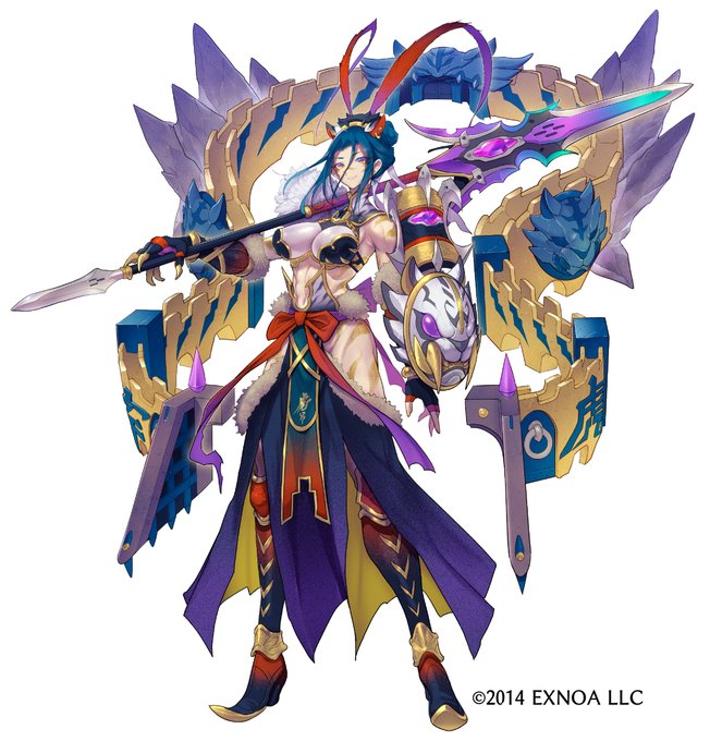 【告知】DMM GAMES様「御城プロジェクト:RE」にて
★7虎牢関(ランス)
描かせていただきました～ 