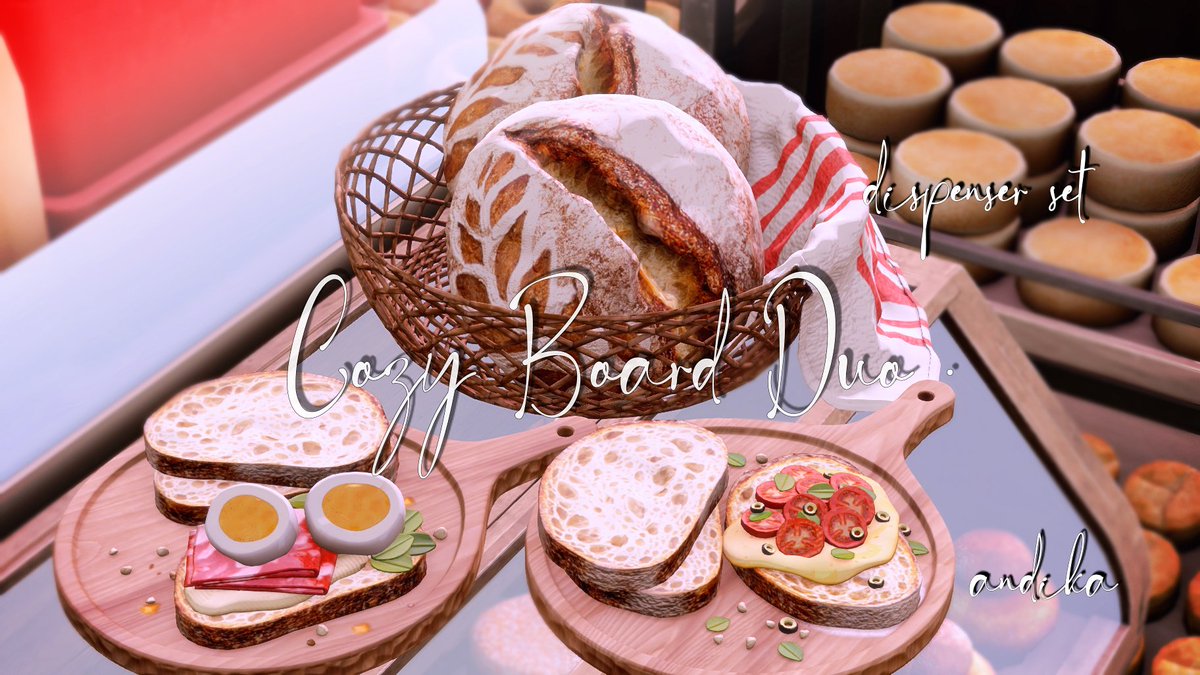 andika0000000's tweet photo. andika – Cozy Board Duo 🥪🌸
Spring is here.
Shall we enjoy a little sandwich in the garden?
Now at Anthem ✨
Details in replies.
🛴https://t.co/c0PRoYGZgQ
#SecondLife #SL #SLShopping #AnthemEvent #SLFood #VirtualCafe #SLHomeDecor #SecondLifeEvent #SpringVibes #andika https://t.co/YTiugOb3Xu