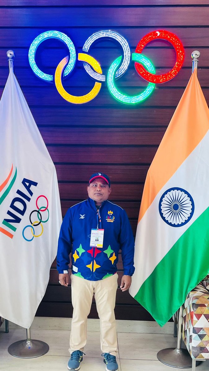 AngkorTamil's tweet photo. It was a pleasure to have a cordial meeting today in New Delhi with Raghuram Iyer, CEO of the Indian Olympic Association. 
We had a constructive discussion and exchanged valuable insights. https://t.co/F2nx4Y24Xu