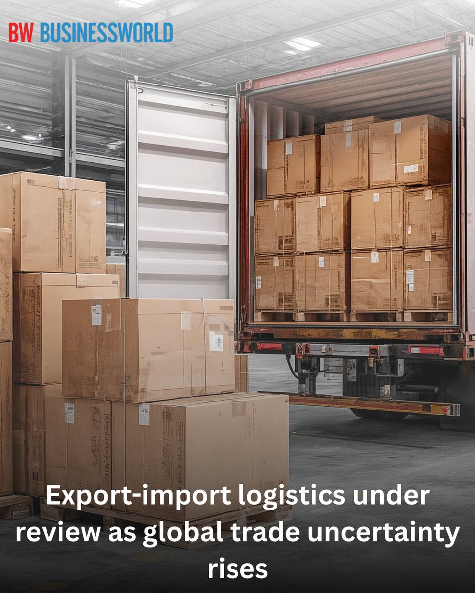 BWBusinessworld's tweet image. India Reviews Export-Import Logistics Amid Global Trade Uncertainty

Read more: businessworld.in/article/india-…

@anuragbatrayo |  @NFWarsia | Tanvie Ahuja

#Indiatrade #EXIMlogistics #supplychainmanagement #exportfacilitation #importoperations #containertracking #freightmonitoring