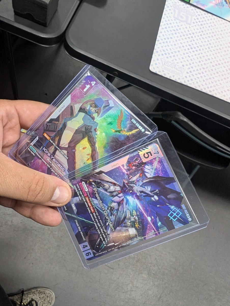 Mecha_sage's tweet photo. Newtype Challenge 2026 Mission Winner Red/Blue Ping Deck #bandai #gundamtcg #gundam #decklist #tcg #deckbuilding https://t.co/0vKVm7ithl