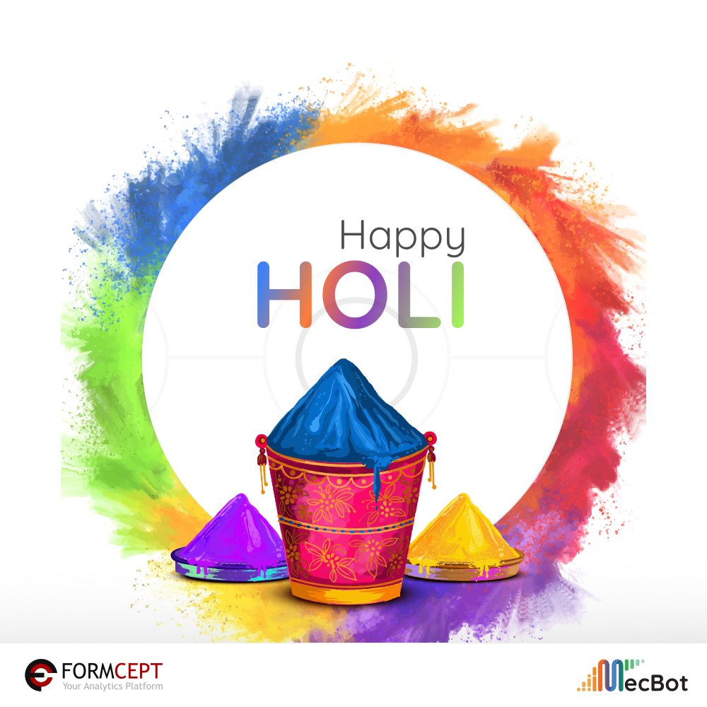 FORMCEPT's tweet photo. Exuberant colors, water balloons, flavorful desserts and the gentle warmth of Spring are all here to announce the arrival of Holi!

On this auspicious day, FORMCEPT wishes you relentless joy and boundless togetherness as we celebrate the sacred festival of colors!

#HappyHoli! https://t.co/wbekLwlO9g