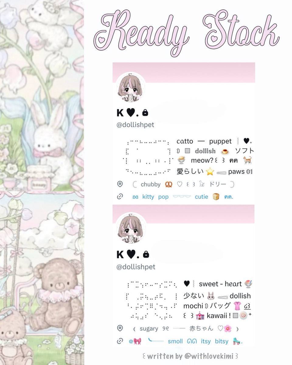 ⠀
⠀♥︎  ︴꒰⠀help retweet? arigatOu!⠀꒱
⠀╭──⠀#zonauang ୨୧

⠀Moshi⠀__⠀mOsh?⠀ready⠀stock 🦄
⠀🍥🎀⠀wording⠀🍬⠀bio + loc + link ⠀⠀
⠀siap⠀dibeli! 👚 𓈈⠀sekarang!  :¨ ·.· ¨:
⠀ⓘ  ☆ harga:⠀IDR⠀9.000⠀coins⠀🥣

⠀꒰⠀꒱⠀⑅⠀kindly check ALT (!) 💭
⠀