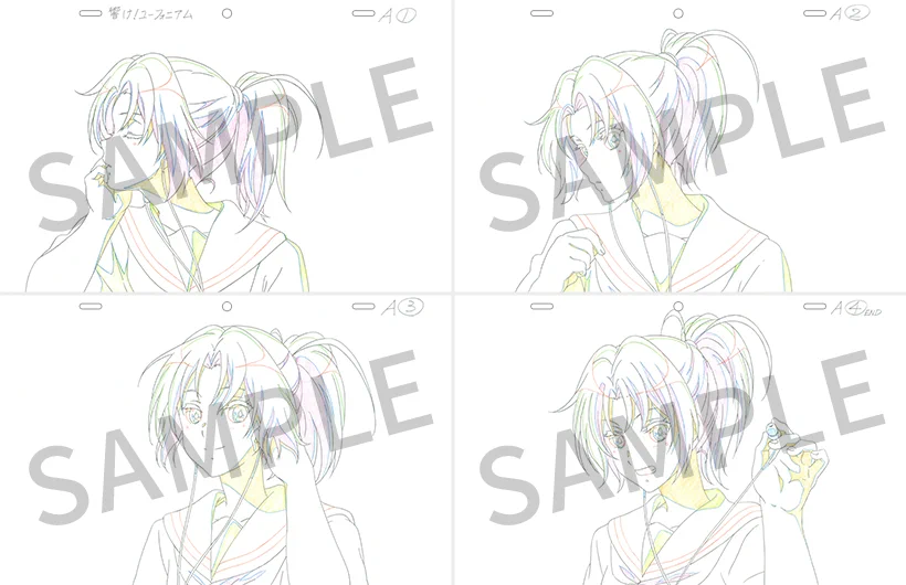 響け！ユーフォニアム 描き下ろし生動画　中川夏紀　京アニ 京アニショップ！ on X: 