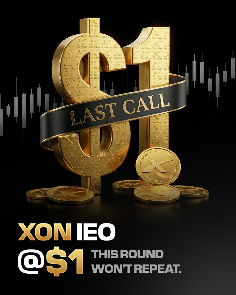 XchangeOnOK's tweet photo. XON IEO is LIVE! 🚀
This round won’t wait… and it won’t repeat.

The window is short, the supply is limited, and every moment counts.
Miss it now, and you’ll miss your shot forever.

Are you ready to secure your XON before the market opens? https://t.co/6I8WCq1SK4