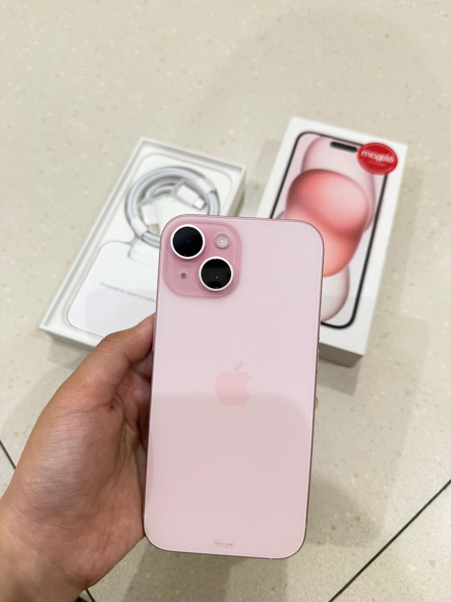 awrlkkk's tweet photo. wts iphone 15 pink 128 NEW ID/A garansi on
Rp.10.300.000 (nego)
📍Cikarang (cod sekitarnya atau ambil langsung) https://t.co/vWeOVLHYnx