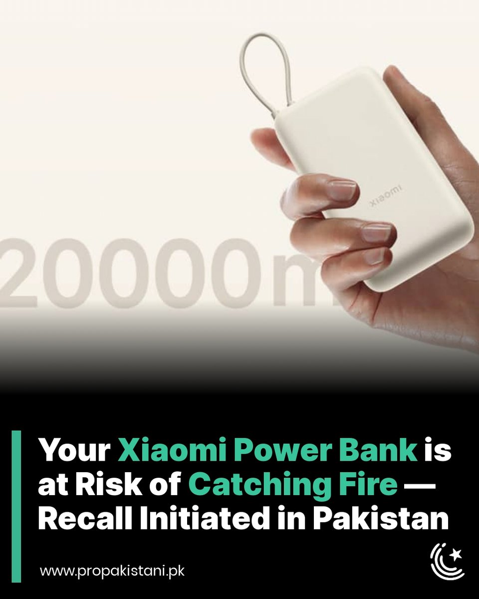 ProPakistaniPK's tweet image. In order to check if your power bank is affected by the manufacturing issue, you need to identify the SN code, usually given on the back of the device.

Read More:  propakistani.pk/2026/03/03/you… 

#Xiaomi #PowerBank #Recall