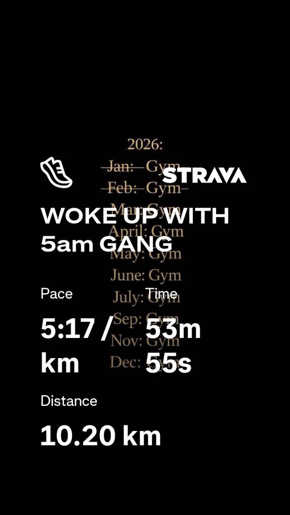 zikodesbu's tweet photo. Every Steps In The DARK 🌑 Is An Investment In The LIGHT 🚨
#IChoose2BeActive
#FitnessMotivation
#GrowingASafeGP
#LifeStyleChaLLenge
#BeatYestreday
#UltraMarathoner
Check out my run on Strava: https://t.co/hZ2k50yLUQ https://t.co/9xCRxkkWvS