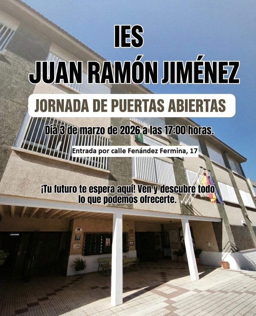 IESJRJ's tweet photo. ¡No te pierdas nuestra Jornada de Puertas Abiertas el martes 3 de marzo de 2026 a las 17:00 horas! Ven a conocernos y descubre todo lo que tenemos para ofrecerte. ¡Te esperamos! https://t.co/y9gYjgNtBE
