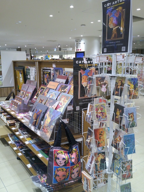 CATART🐈‍⬛🎨フェアを中央レジ横催事コーナーで 3月25日まで開催中