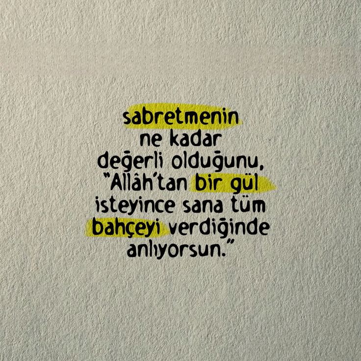 çiçek için dua ediyoruz, sen bahçe nasip et rabbim.