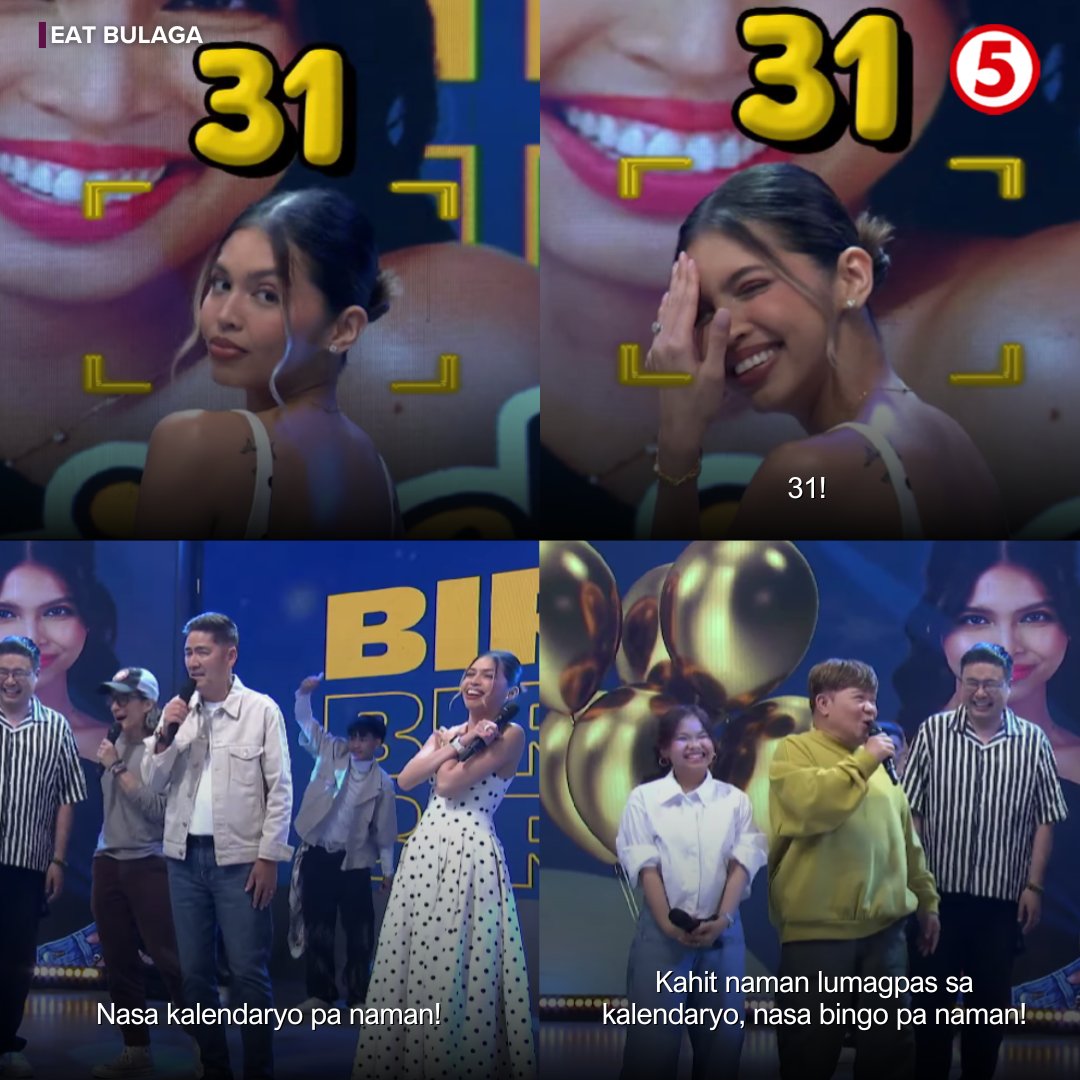 Age reveal! 😆

#EatBulagaTV5 #TVJonTV5
WEEKDAYS | 12NN
SATURDAYS | 11:25AM
#HaponChampionTV5