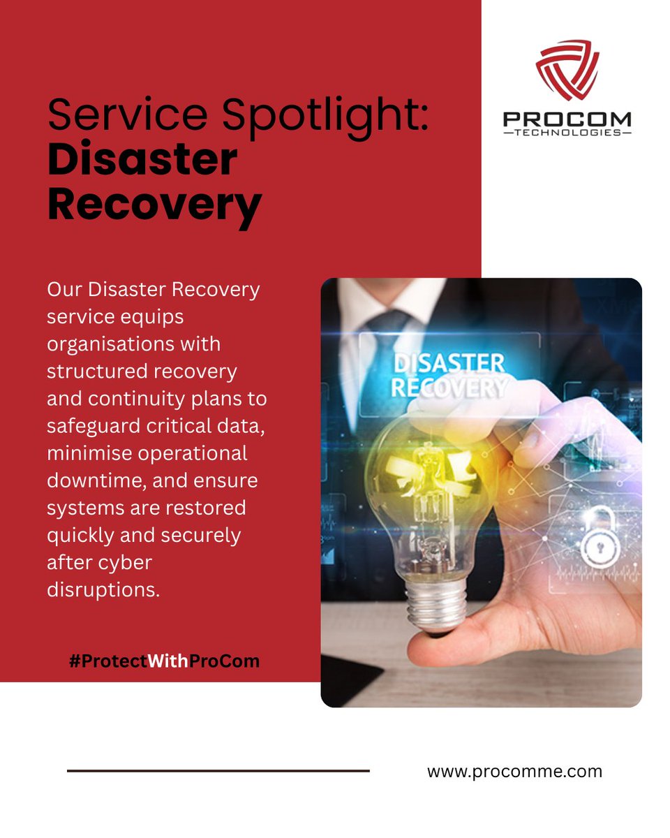 ProcomTech786's tweet photo. In this blessed month of Ramadan, resilience, reflection, and responsibility matter more than ever. 🌙

Our Disaster Recovery services ensure your business stays protected.

Stay prepared. Stay resilient.

#CyberSecurity #DataProtection #ProtectWithProCom https://t.co/PcwLzpYOOO
