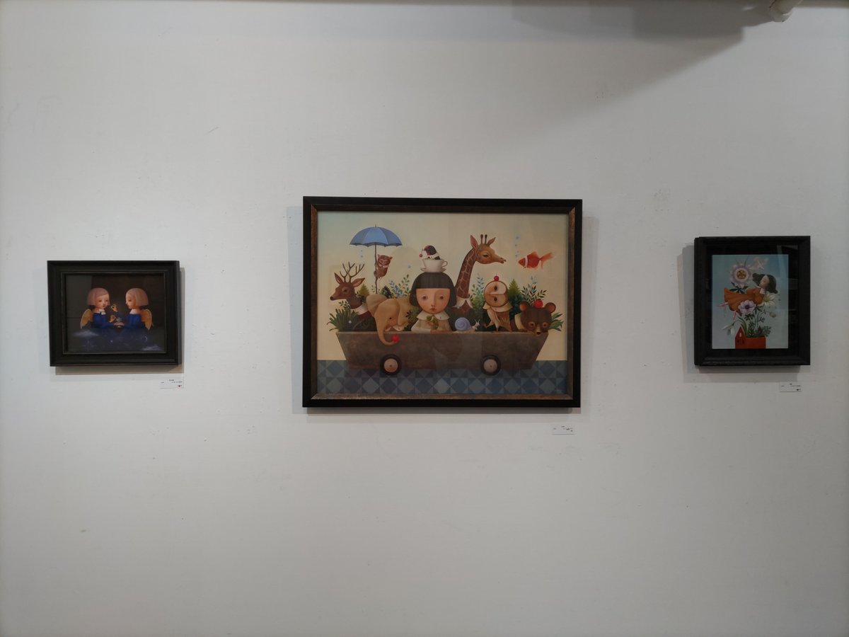 深瀬優子 さま個展 画集出版記念展 「home・hope」 京橋 SPAN ART