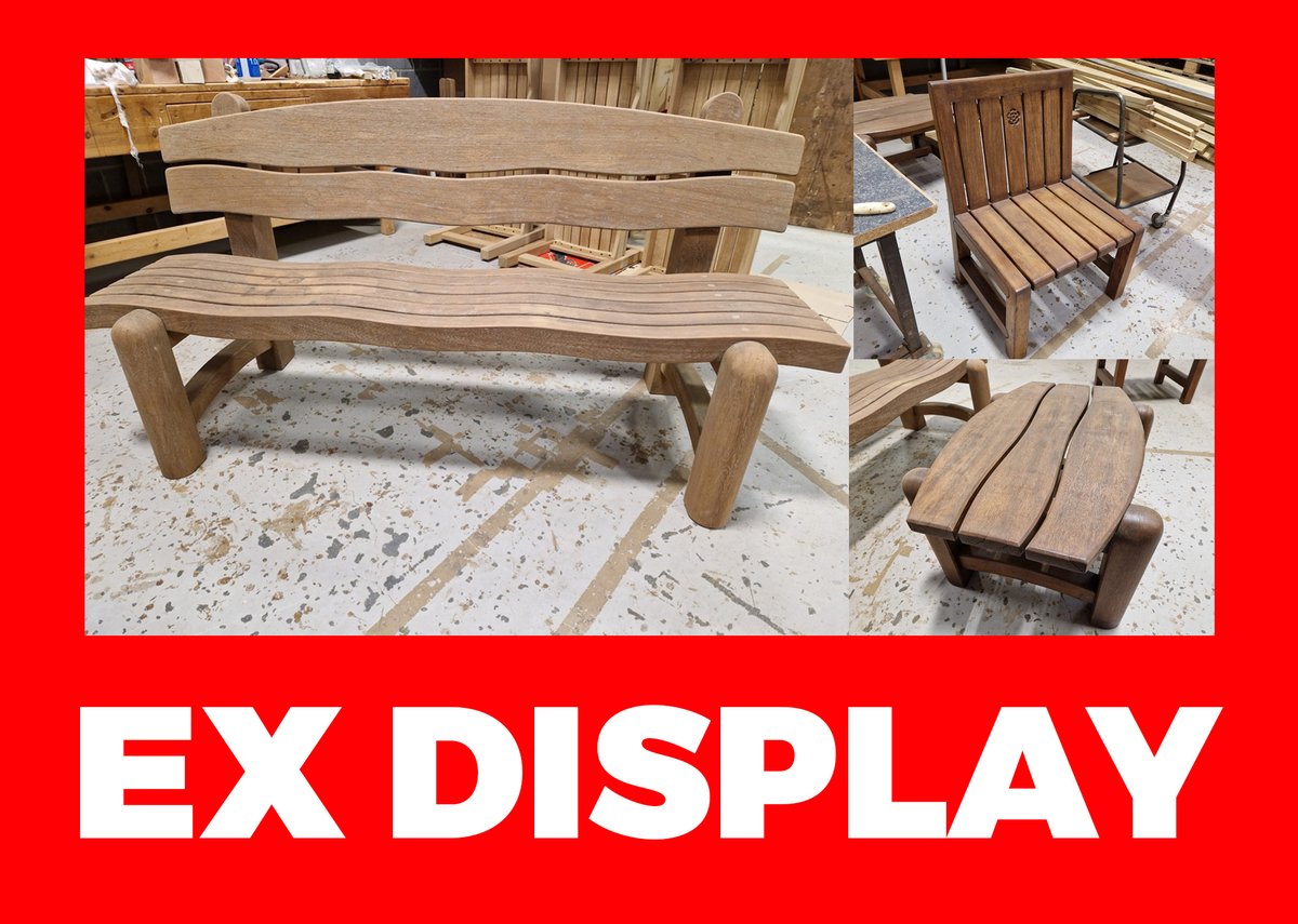 Ex-Display Hardwood Furniture for Sale:

• 1.80m Waveform Bench – £400 (was £1,947)
• Coffee Table – £75 (was £392)
• Dining Chair – 1 only – sensible offers
Hand built in durable hardwoods.
Once sold, they’re gone.
More details:

woodcraftuk.co.uk/news/2026/ex-d…