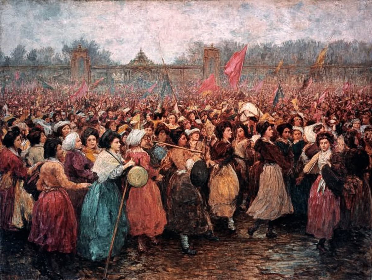 Bread Riots France At dawn on October 5, 1789, the markets of Paris were loud with anger ...