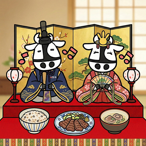 今日はお雛祭りだね〜✨ あられも、ひしもちも、もちろんうれしいけど