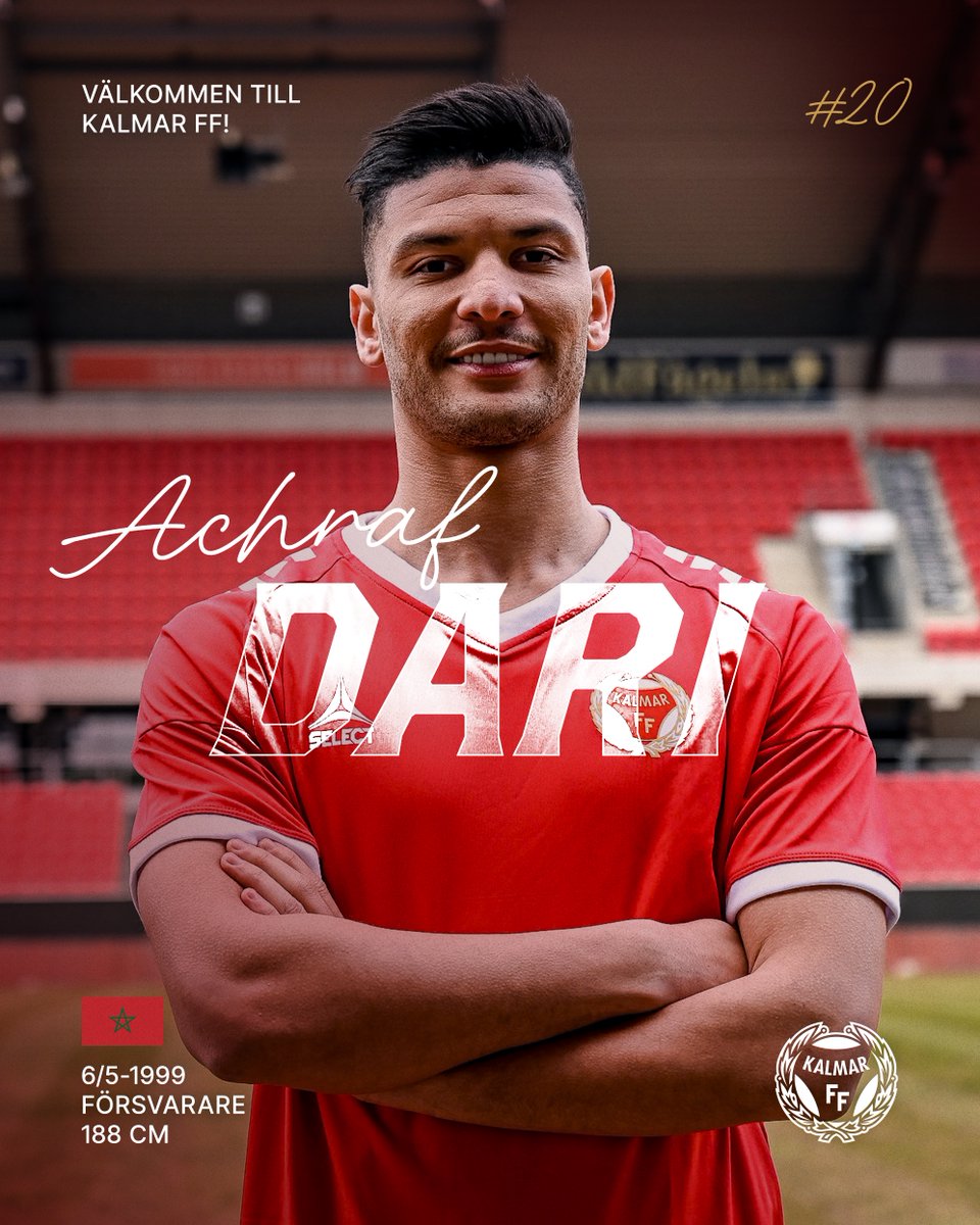KalmarFF's tweet photo. Välkommen till Kalmar FF, Achraf Dari!
https://t.co/ODa2NAGiQx https://t.co/g6uYbXKcWD
