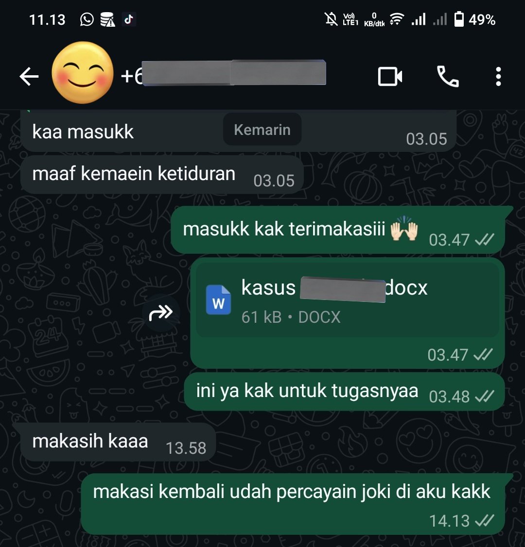 fa_fannii's tweet photo. 51. Joki Gizi PAGT
PAGT kasus dietetik di kampus juga bisa dijokiin yaa seperti contoh testimoni di bawah ini 🙌🏻🫶🏻 https://t.co/EYr3hvESgZ