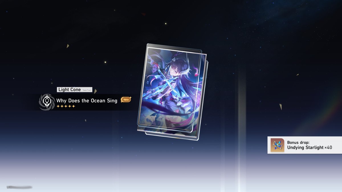 WindstriderVT's tweet photo. I lost the 50/50 and the 75/25 for Hysilens 😪  Feels bad but I guess it was bound to happen after the Aemeath Pulls.  Also forgot to screenshot Blade. 
#HonkaiStarRail #Hysilens https://t.co/THRnQXnBL7