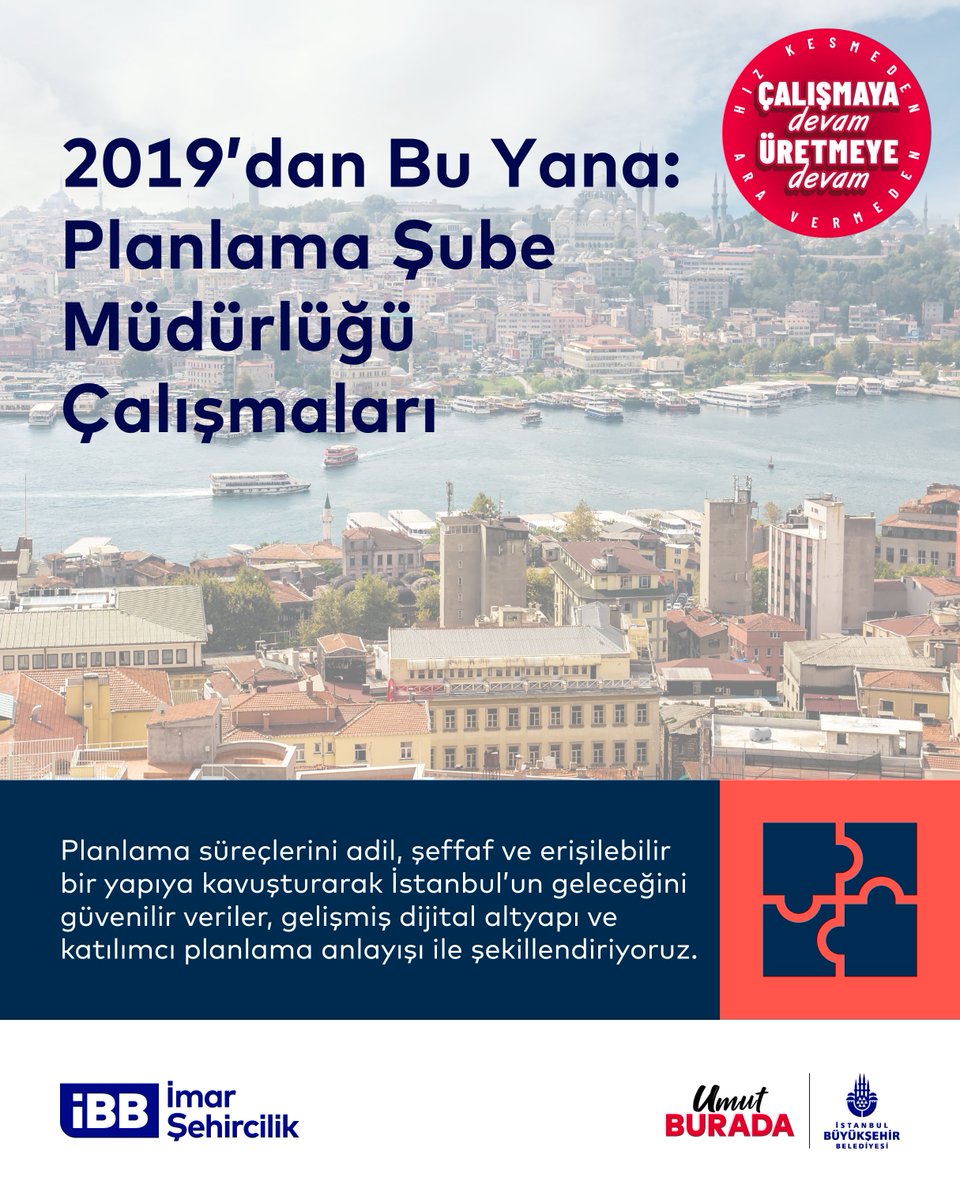 ibbimarsehir's tweet photo. İstanbul’un planlama süreçlerini daha şeffaf, erişilebilir ve katılımcı hâle getirmek amacıyla 2019’dan bu yana kapsamlı bir dijital dönüşüm yürütüyoruz.

#PlanlamaMüdürlüğü #DijitalDönüşüm https://t.co/930nxIc9bb