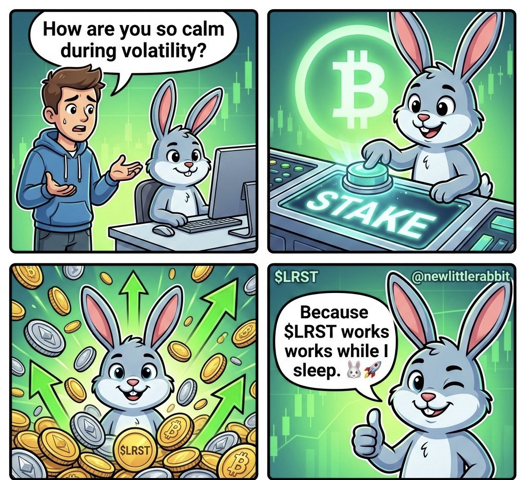 amfax_spl's tweet photo. In crypto, patience separates winners from spectators.

$LRST isn’t about chasing candles — it’s about building position through staking, compounding, and long-term conviction. While others panic, the rabbit keeps growing. 🐰📈

Smart entries are quiet. Big results are loud.

CA: 0x6421355286Ecb21Ad502582Cd0B0DA16971D5F45
X: @newlittlerabbit
TG: https://t.co/VtqvIXcZVK
Web: https://t.co/7zcFhrWAOU