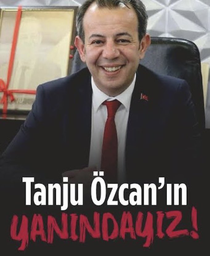 Bolu Belediye Başkanımız 
Tanju Özcan’ın yanındayız.