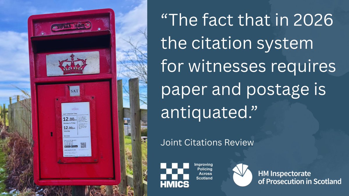 HM Inspectorate of Prosecution in Scotland tweet media