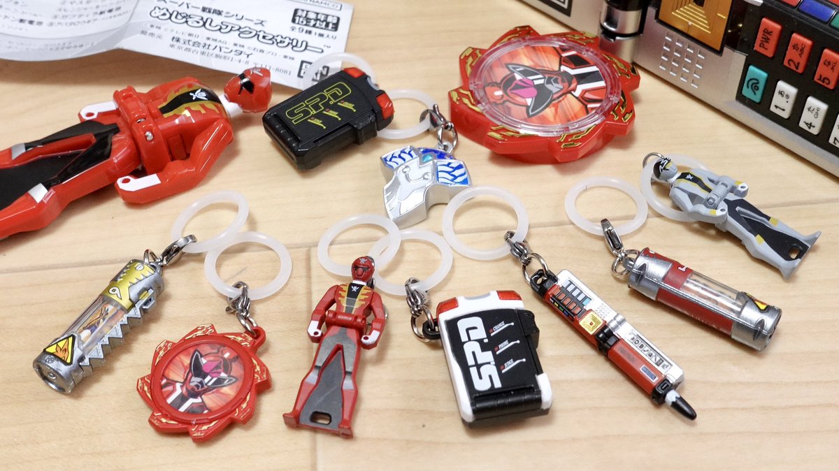 1回300円！スーパー戦隊めじるしアクセサリー全9種 コンプレビュー