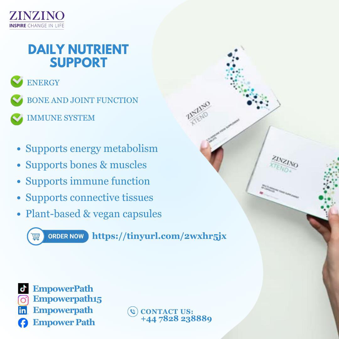 EmpowerPath15's tweet photo. Your body deserves daily support — not occasional attention. 💚

With Zinzino Xtend, you get:
✔️ Energy metabolism
✔️ Bone &amp; joint function
✔️ Immune health
✔️ Connective tissues

Daily support you can trust.
Order now and start feeling the difference. 
#Zinzino #ZinzinoXtend https://t.co/G7i8XGn006