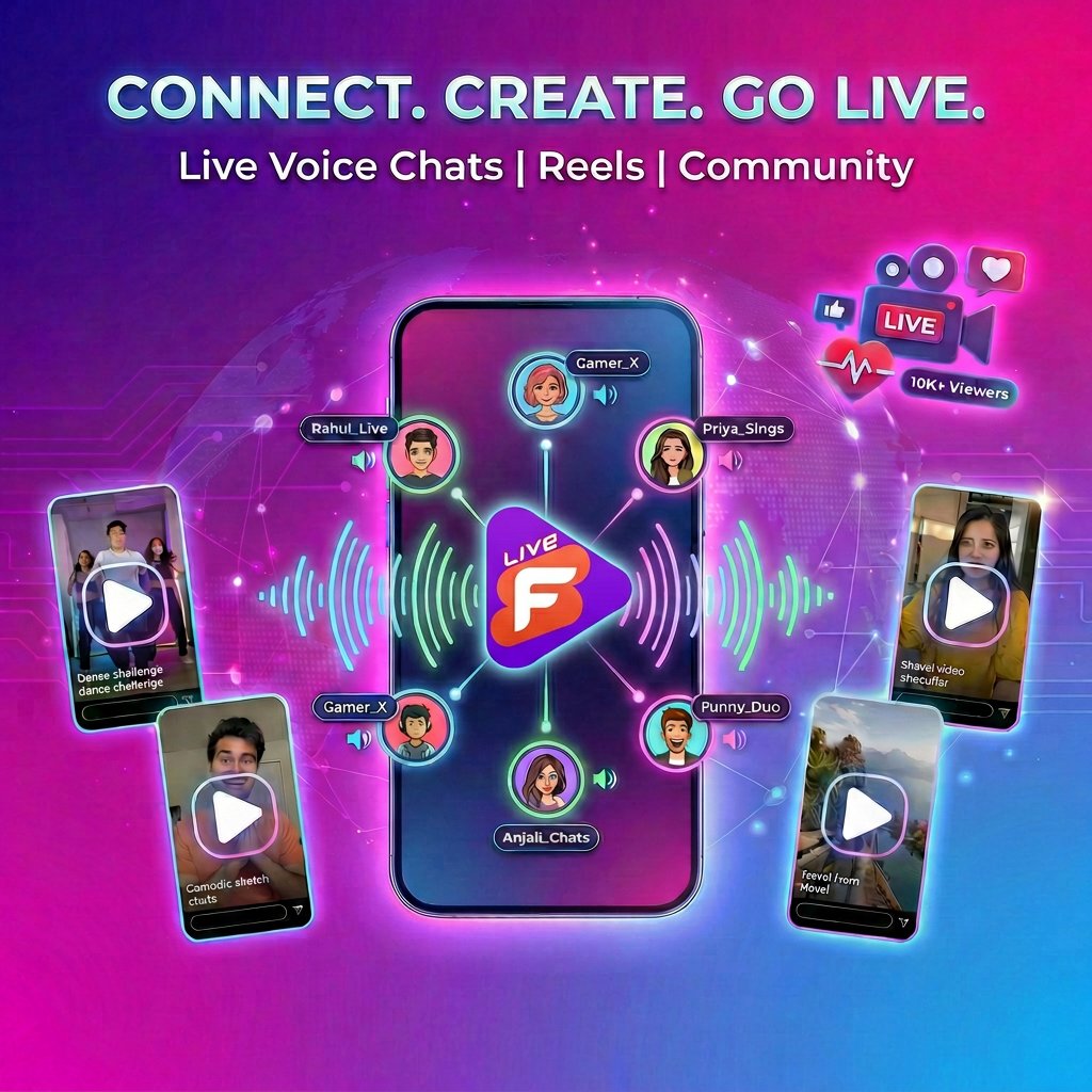 saizal_official's tweet image. Your voice deserves to be heard. 🎙️
Go LIVE. Build community. Grow influence.
Live Voice Chats | Reels | Real Engagement 🚀

Start now 👉 f4nshot.in
.
.
.
#LiveCreator #VoiceCommunity #CreatorGrowth #DigitalTribe #GoLiveNow