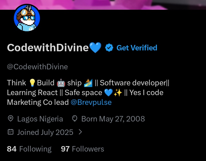 CodewithDivine💙 (@CodewithDivine) / Posts / X
