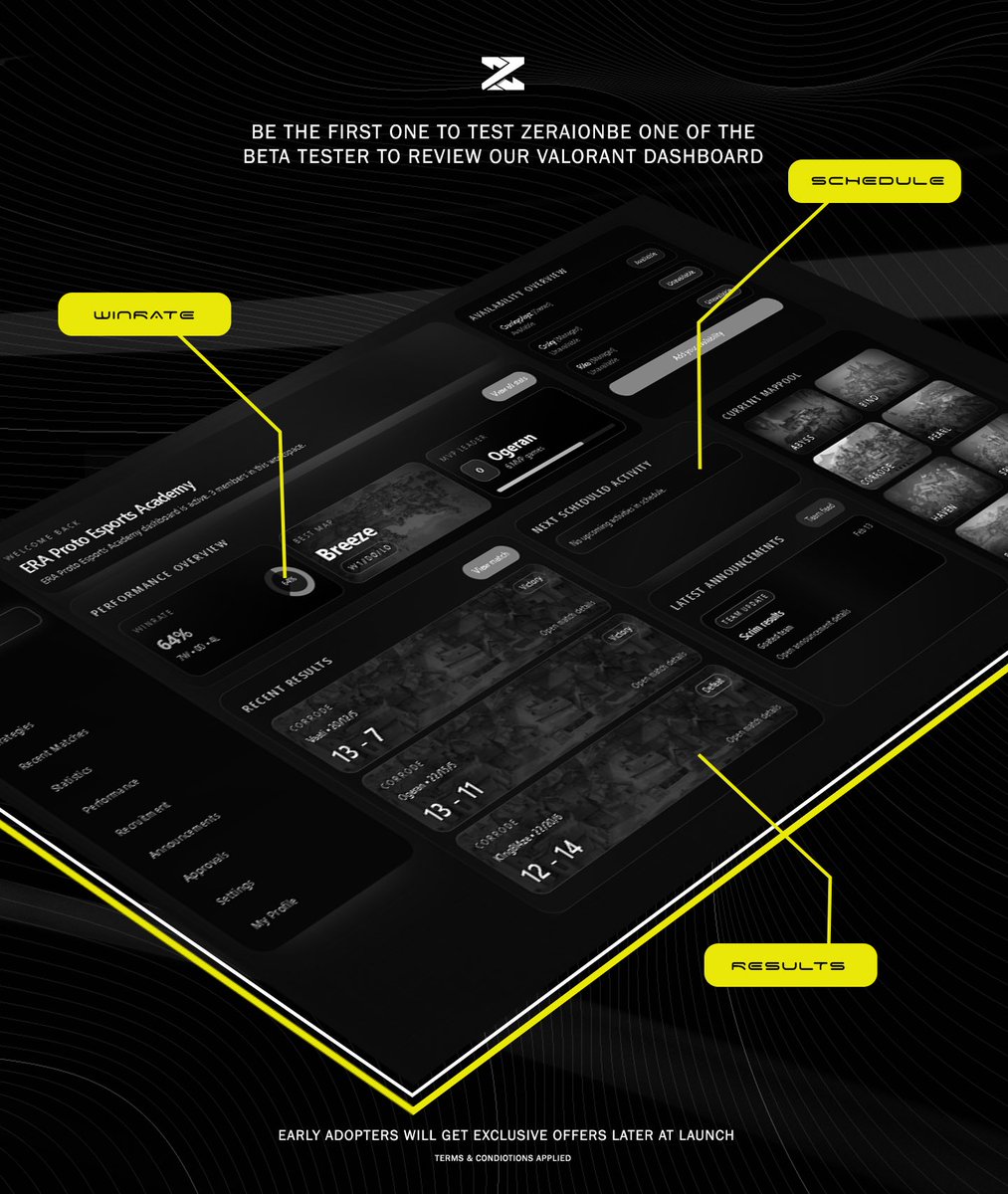 1Zeraion's tweet photo. Become a beta tester! And help us make this platform even better use the link below to fill in the form and gain access to our team management dashboard for Valorant. #Zeraion #management #gaming #valorant #esports

https://t.co/BrhRO1dU0S https://t.co/HdrGcbm7wP