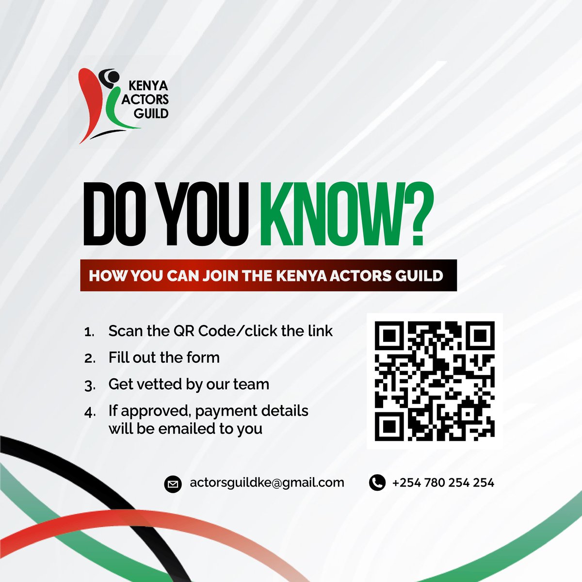 Kenya Actors Guild tweet media
