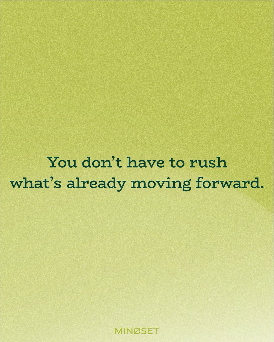 It's already on the way...