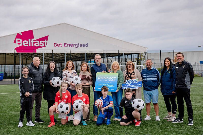 NI_CRC's tweet photo. ⚽️🏡 United for change!
Housing associations team up with the IFA to champion inclusion & community cohesion through football ➡️ https://t.co/VAU1XifSIK
#Inclusion #FootballForAll #CommunityTogether https://t.co/V3B8scTYWi