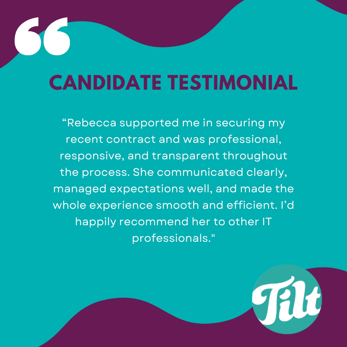 TiltRecruitment's tweet image. At Tilt, we believe recruitment should feel professional, responsive and transparent from start to finish. 
Get in touch: tiltrecruitment.co.uk/get-in-touch/

#WeAreTilt #RecruitmentExperts #CareerProgression #HiringSupport #NewOpportunities #YourNextMove