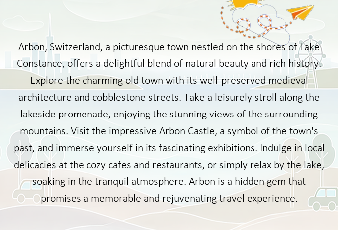 EclecticFlights's tweet image. Discover the Paradise of Arbon, Switzerland: Your Next Unforgettable Getaway Awaits! Ready to explore? Find cheap flights there now! ✈️ fly.eclectic.flights/flights/flight… #Arbon #Switzerland #FlyEclectic #TravelWithUs #NewAdventures