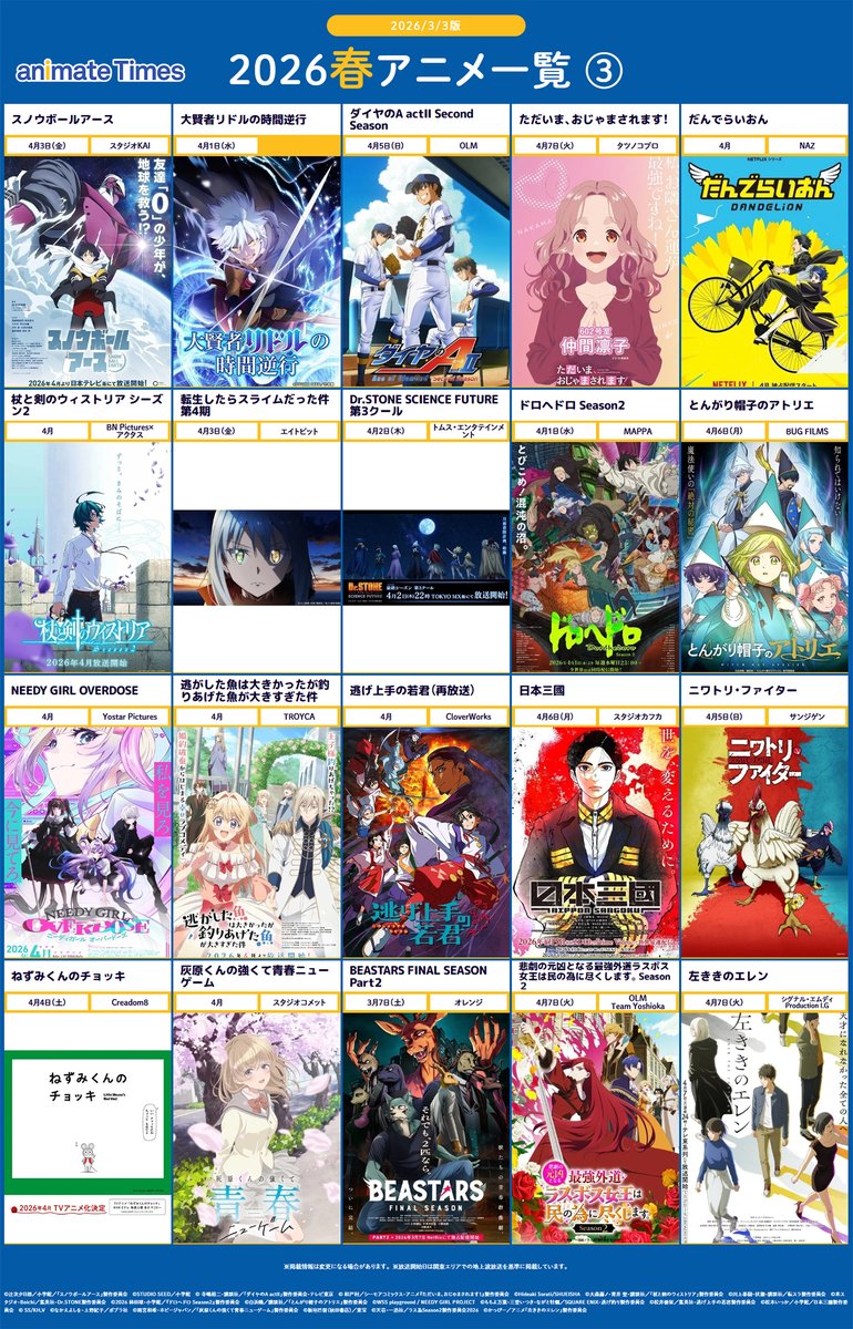 アニメイトタイムズ公式 tweet media