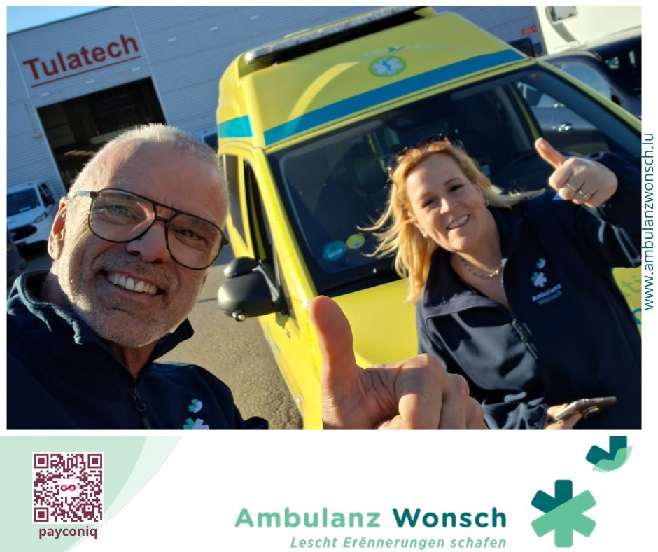 Yesterday marked an important milestone for us — we picked up our second wish ambulance from the Netherlands.🎉