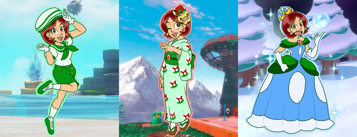 NatsukoThemun's tweet photo. 30 DAYS OC CHALLENGE (2/3)
In 2024 I did an another challenge where we had to draw our OC in different forms, The challenge was made by @ pinktennisprincess and @ jollyprimus!
so here's Cherry!
art/ocs are mine dont copy/repost #princesscherry #supermario #supermarioocchallenge https://t.co/lM9U4UM8gM