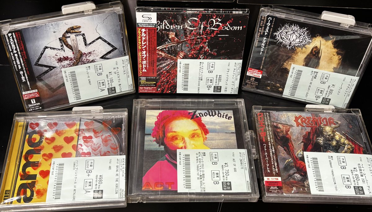 新着中古情報] 貴重なNIGHT RANGER紙ジャケや、 2025年リリースの準