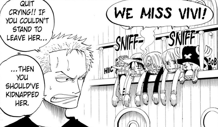 MelonTeee's tweet photo. this is like, a top ten line from Zoro for me. the way he thinks is almost beautiful in a way https://t.co/lIapDgbdcF