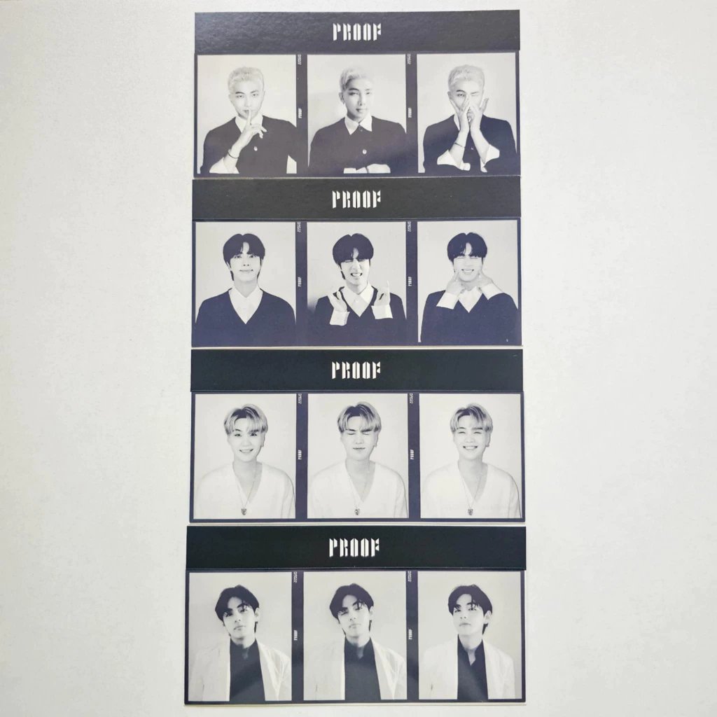 wts lfb ph bts proof weverse pob 3-cut photo triptych ⤷ ₱200