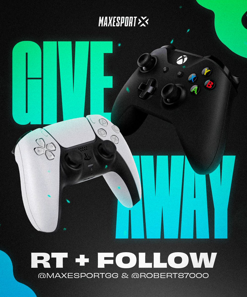 🎁 GIVEAWAY🎁 

Nouveau mois, nouveaux cadeaux ! Ce mois-ci encore on t'offre la manette de ton choix, pour participer :
✅Follow  <a href="/MaxEsportGG/">MAXESPORT</a> &amp; <a href="/robert87000/">Robert87000 FIFA</a>
🔄RT ce tweet   

Tas le 03 Avril !🕙